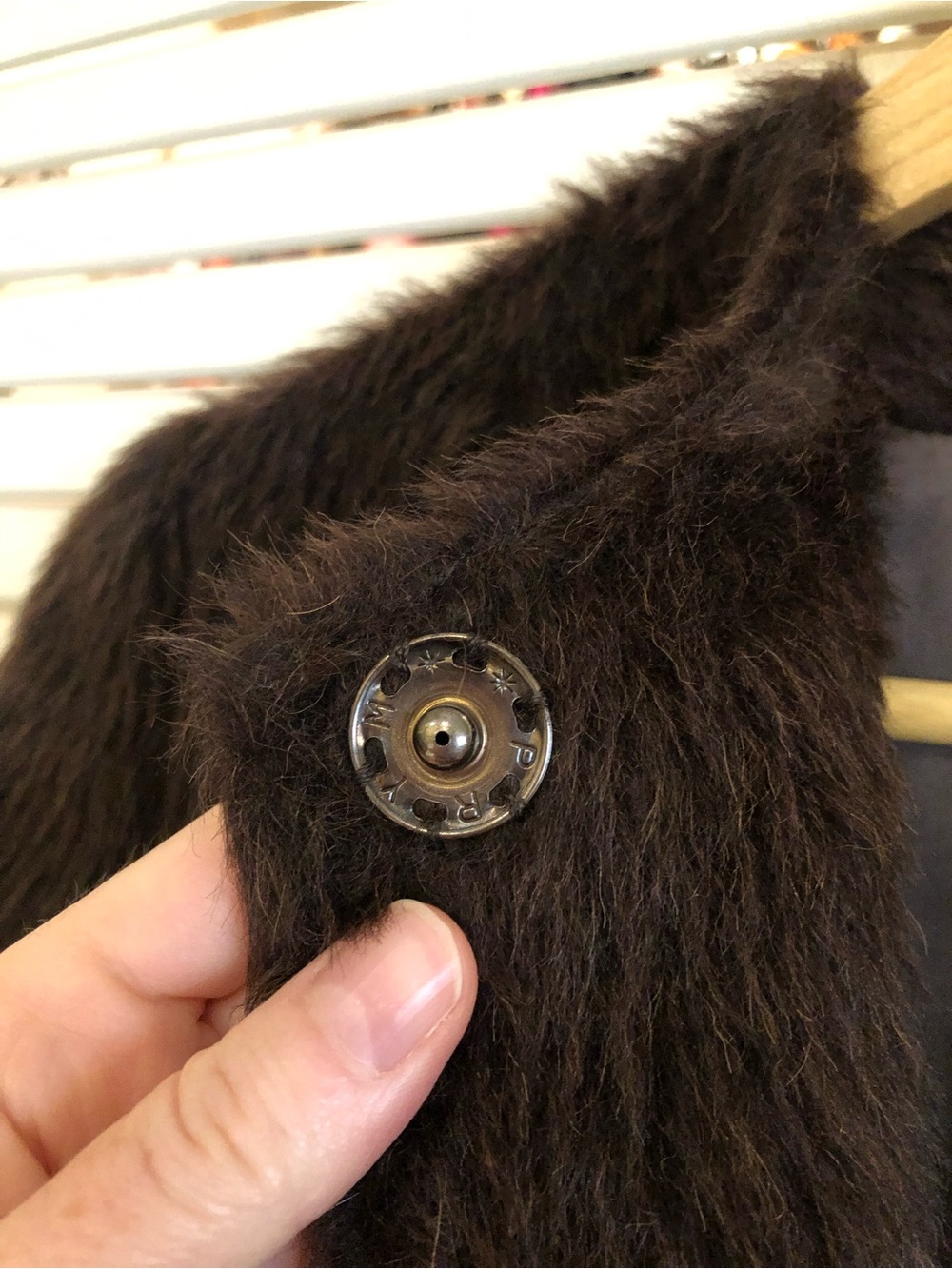 Brown Alpaca Italian Coat - Picture 8 of 8